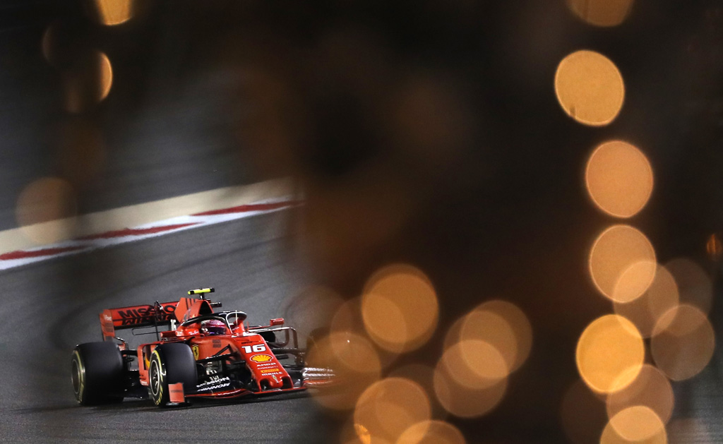 Charles Leclerq im Qualifying für das Formel-1-Rennen von Bahrain (Bild: Karim Sahib/AFP)