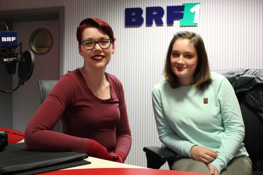 Anja Géron und Mary Reuter von den Lipödem-Kämpferinnen Ostbelgien (Bild: Katrin Margraff/BRF)