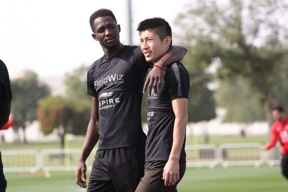 Sulayman Marreh und Yuta Toyokawa (Bild: Bruno Fahy/Belga)