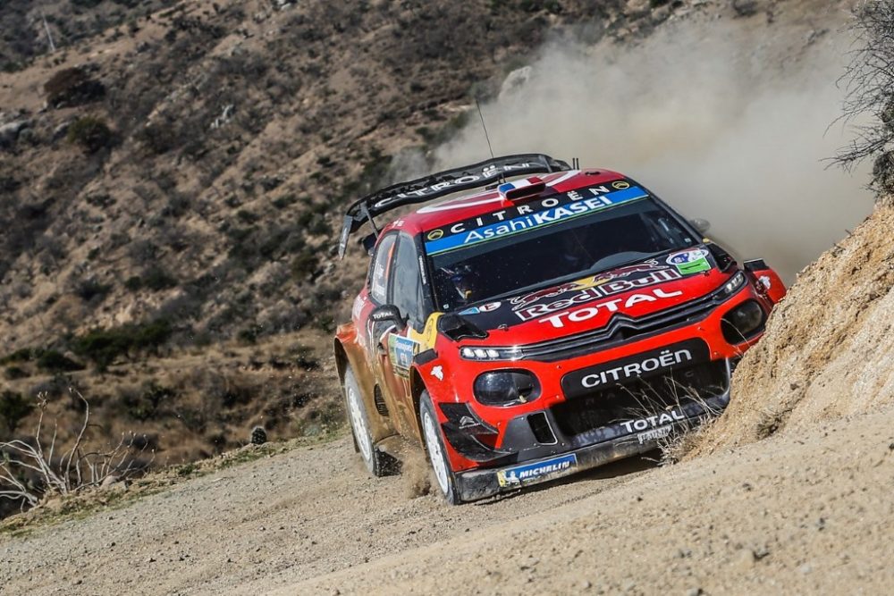 Sébastien Ogier/Julien Ingrassia im Citroën C3 WRC bei der Rallye Mexiko (Bild: Citroën Racing)