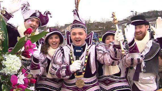 Rosenmontagszug in Kelmis