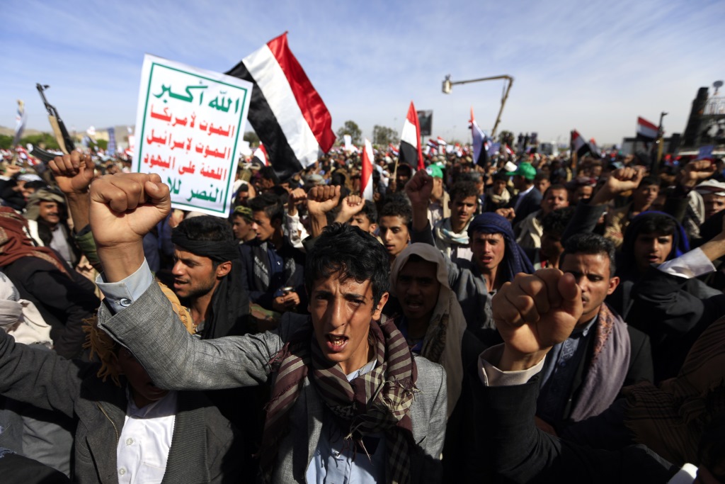 Demonstration in Sanaa (Bild: Mohammed Huwais/AFP)