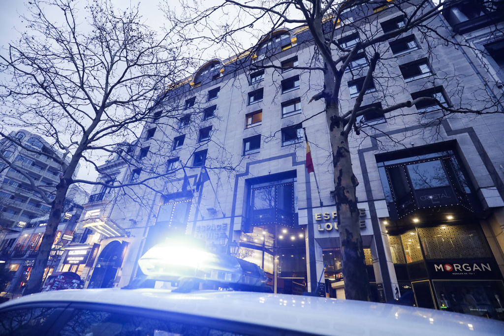 Brand im Sofitel-Hotel in Brüssel