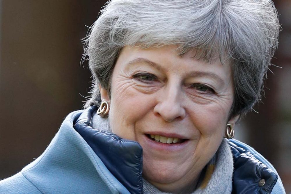 Die britische Premierministerin Theresa May