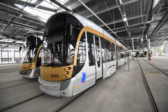 Tram-Depot Marconi in Brüssel (Bild: Laurie Diffembacq/Belga)