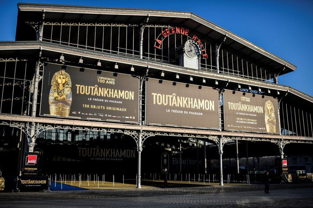 Tutanchamun-Ausstellung in der Grande Halle de la Villette in Paris