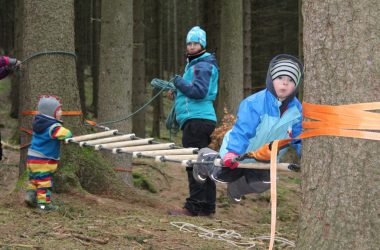 Waldkindergarten im Rotter Wald in Roetgen (Bild: Eva-Maria Schunck/BRF)