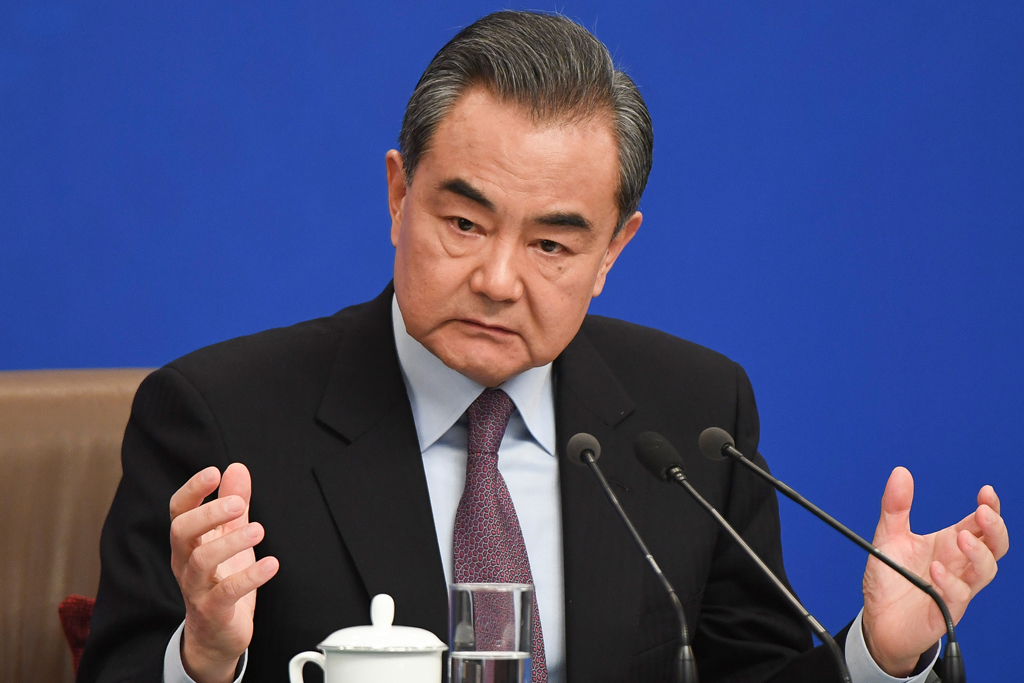 Der chinesische Außenminister Wang Yi (Bild vomm 8.3.2019)