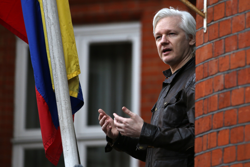 Julian Assange im Mai 2017