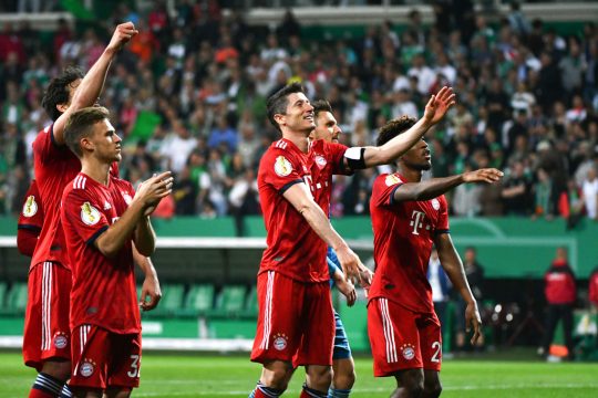 Bayern München im Pokalfinale