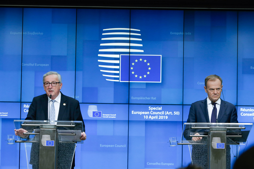 EU-Kommissionspräsident Juncker und Ratschef Tusk