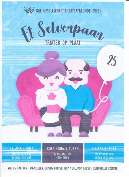 "Et Selverpaar" (Poster: Königliche Theaterfreunde Eupen)