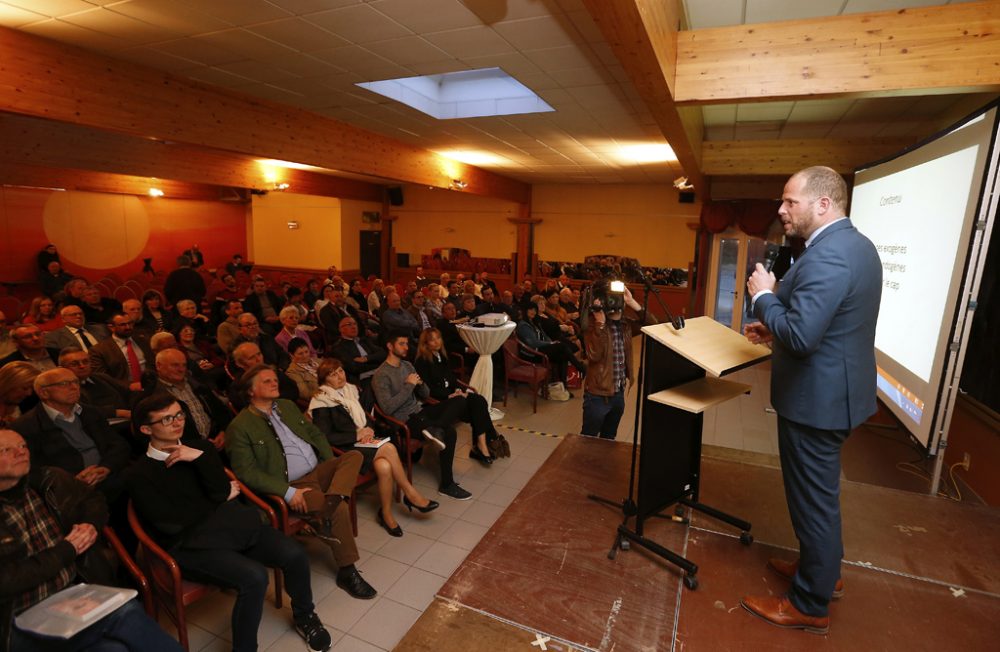 Lesung von The Francken am 9.4. in Pellenberg (Bild: Nicolas Maeterlinck/Belga)