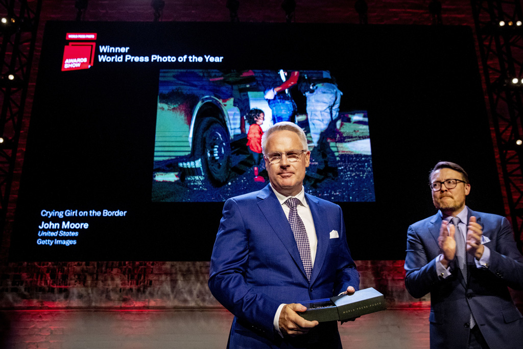 John Moore für Weltpresse-Foto 2018 ausgezeichnet (Bild: Patrick Van Katwijk/AFP)