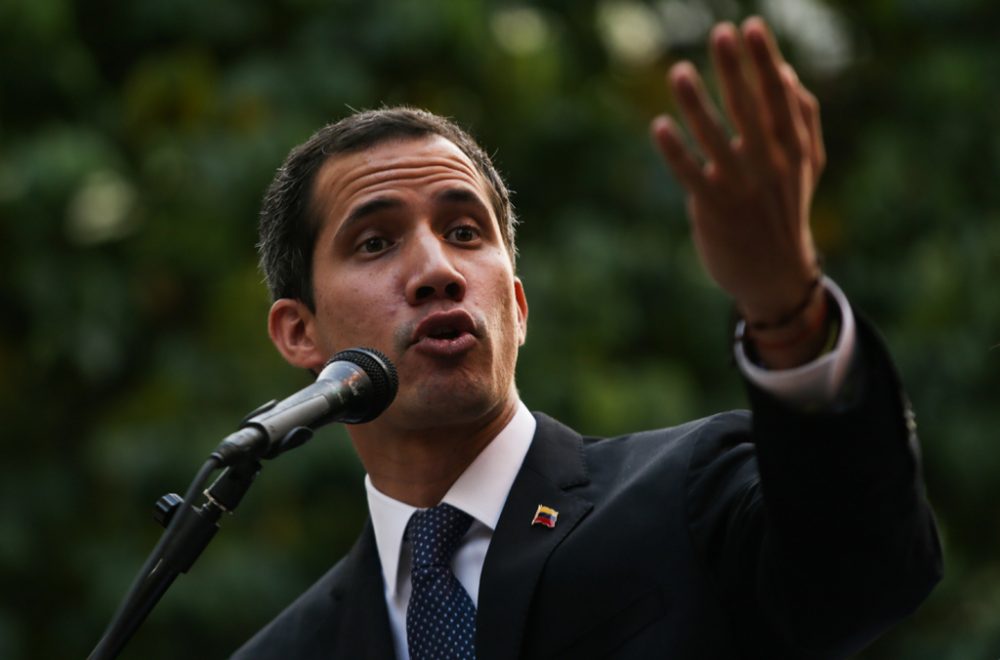 Juan Guaido vor der Nationalversammlung