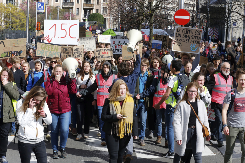 12. Klimademonstration in Brüssel