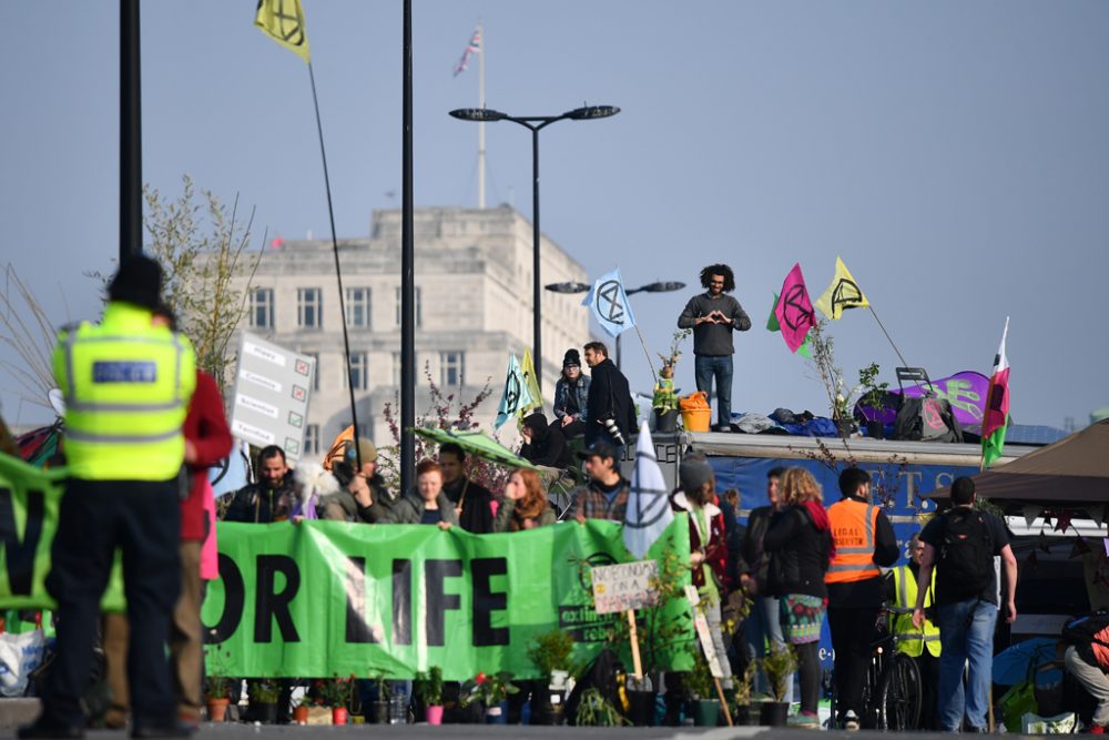 Klimaprotest in London