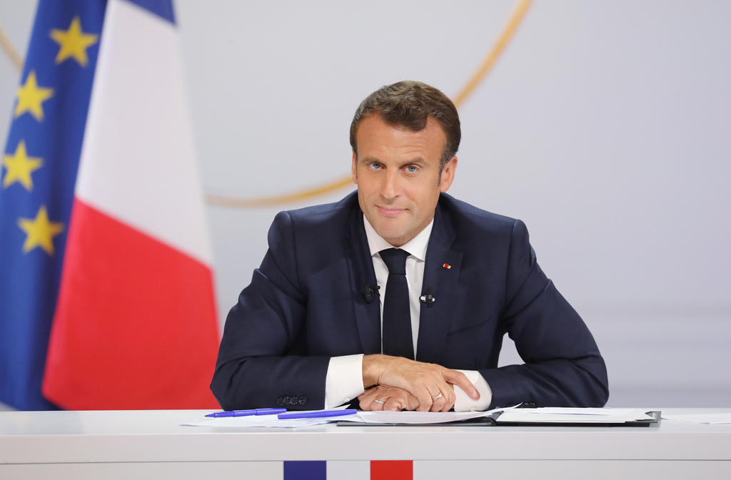 Frankreichs Präsident Emmanuel Macron (Bild: Ludovic Marin/AFP)