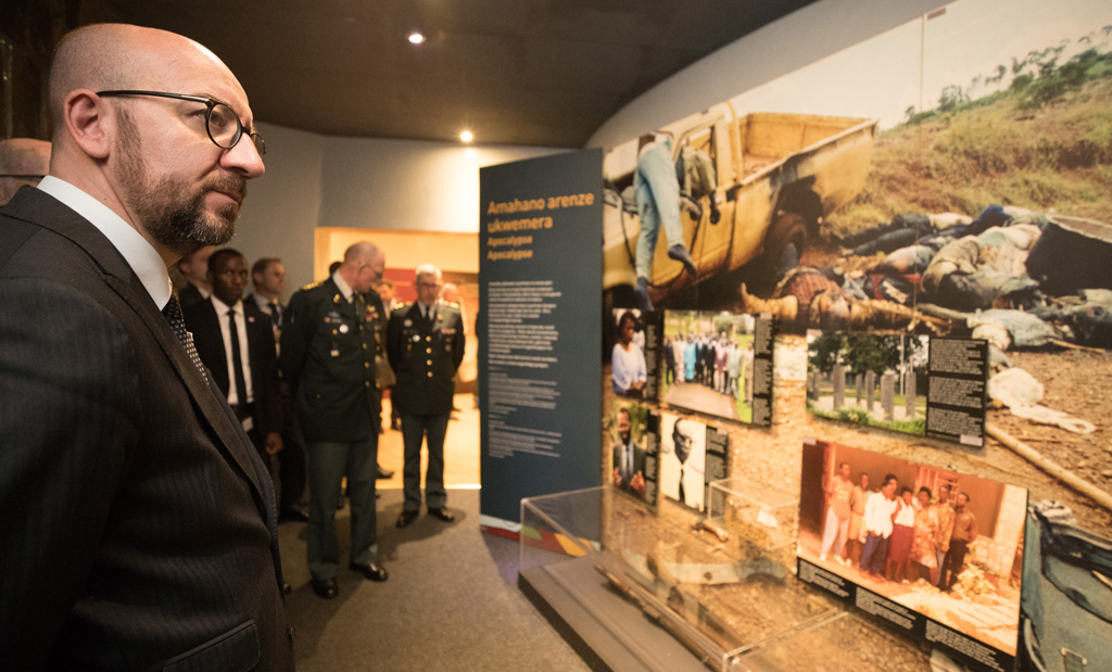Premierminister Michel zu Gedenkfeiern an Völkermord in Ruanda