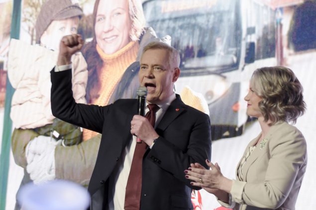 Der Vorsitzende der finnischen Sozialdemokraten, Antti Rinne