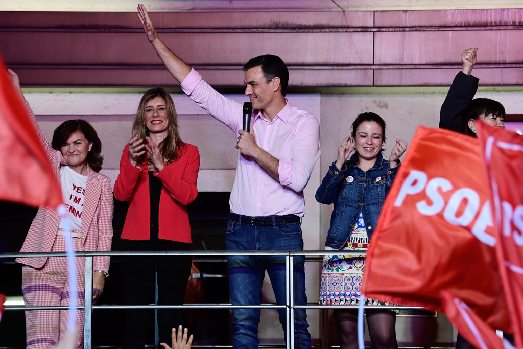 Sánchez mit 28,68 Prozent Wahlsieger