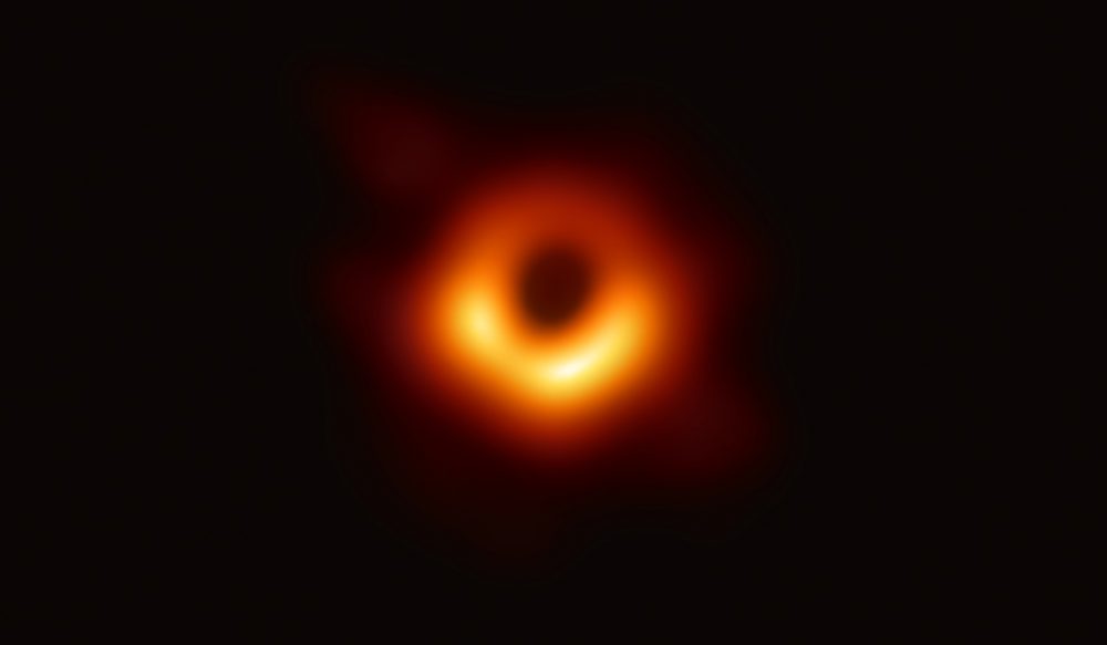 Erste Aufnahme eines Schwarzen Lochs (Bild: European Southern Observatory/AFP)
