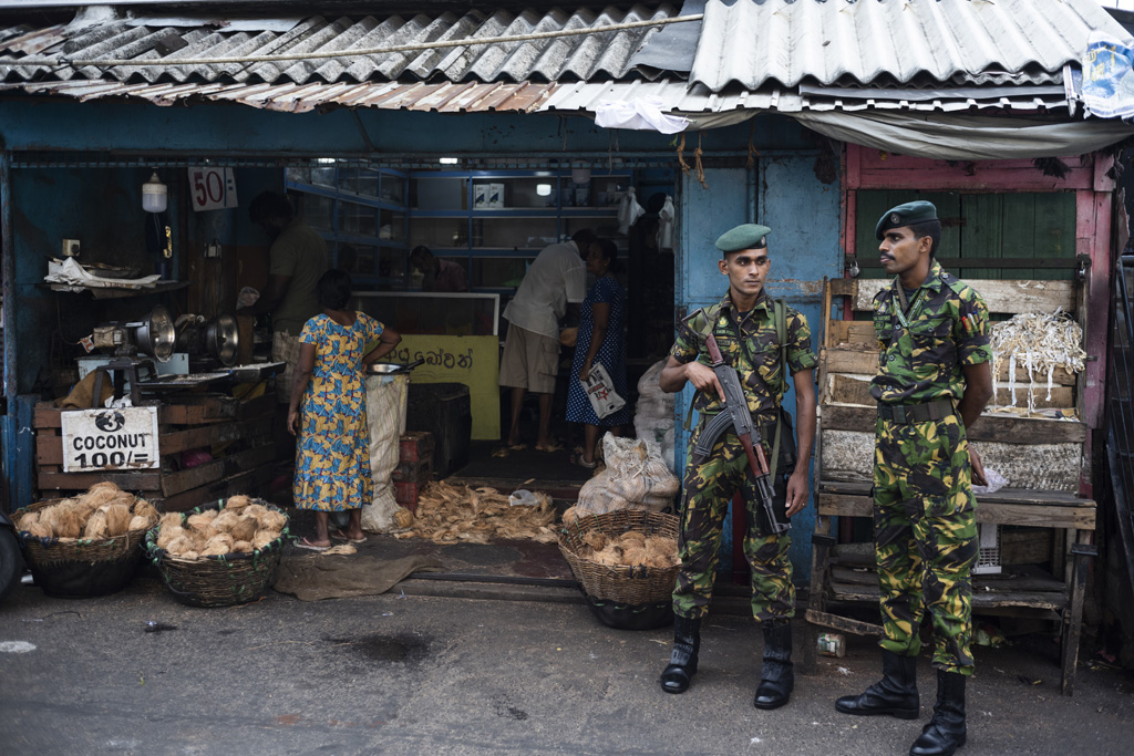 Soldaten in Colombo