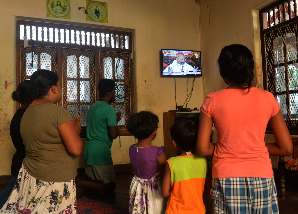 Fernseh-Gottesdienst mit Malcolm Ranjith (Bild: Ishara S. Kodikara/AFP)