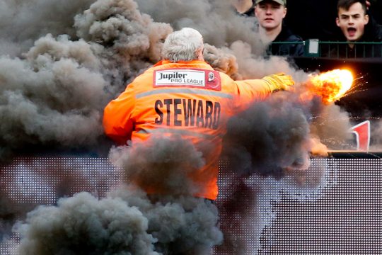 Steward Fußball (Archivbild: Bruno Fahy/Belga)