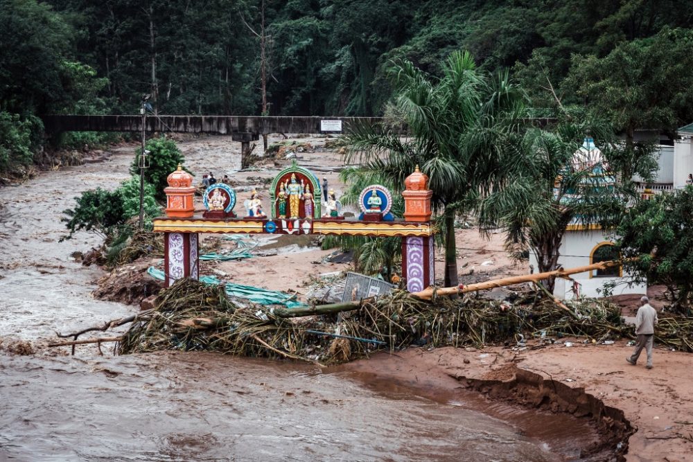 Flut südlich von Durban (Bild: RAJESH JANTILAL / AFP)