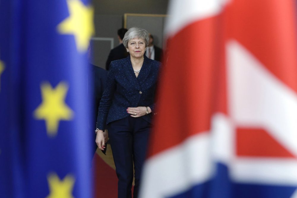 Großbritanniens Premierministerin Theresa May (Bild: Aris Oikonomou/AFP)