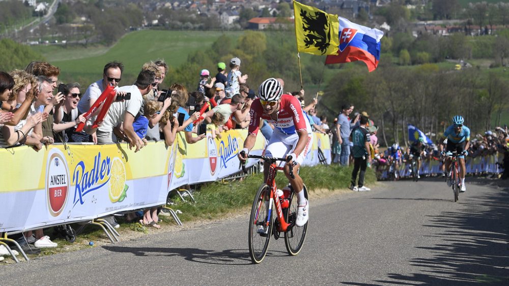 Radprofi Mathieu van der Poel gewinnt das Amstel Gold Race