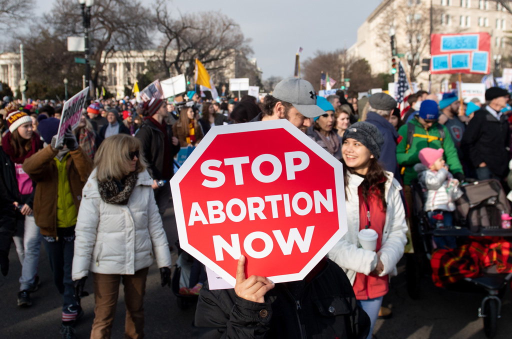 Demo von Abtreibungsgegnern in Washington, DC (Archivbild: Saul Loeb/AFP)