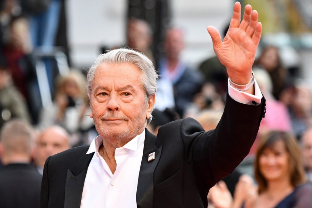 Alain Delon bei den Filmfestspielen in Cannes