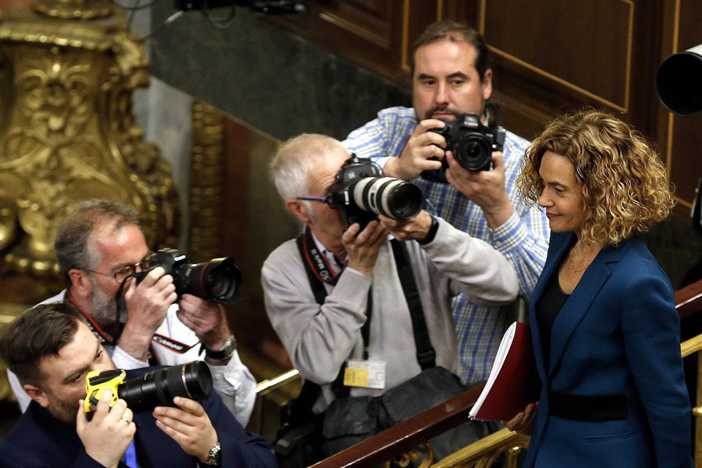 Die neue Präsidentin des Abgeordnetenhauses, Meritxell Batet (Bild: Javier Lizon/AFP)