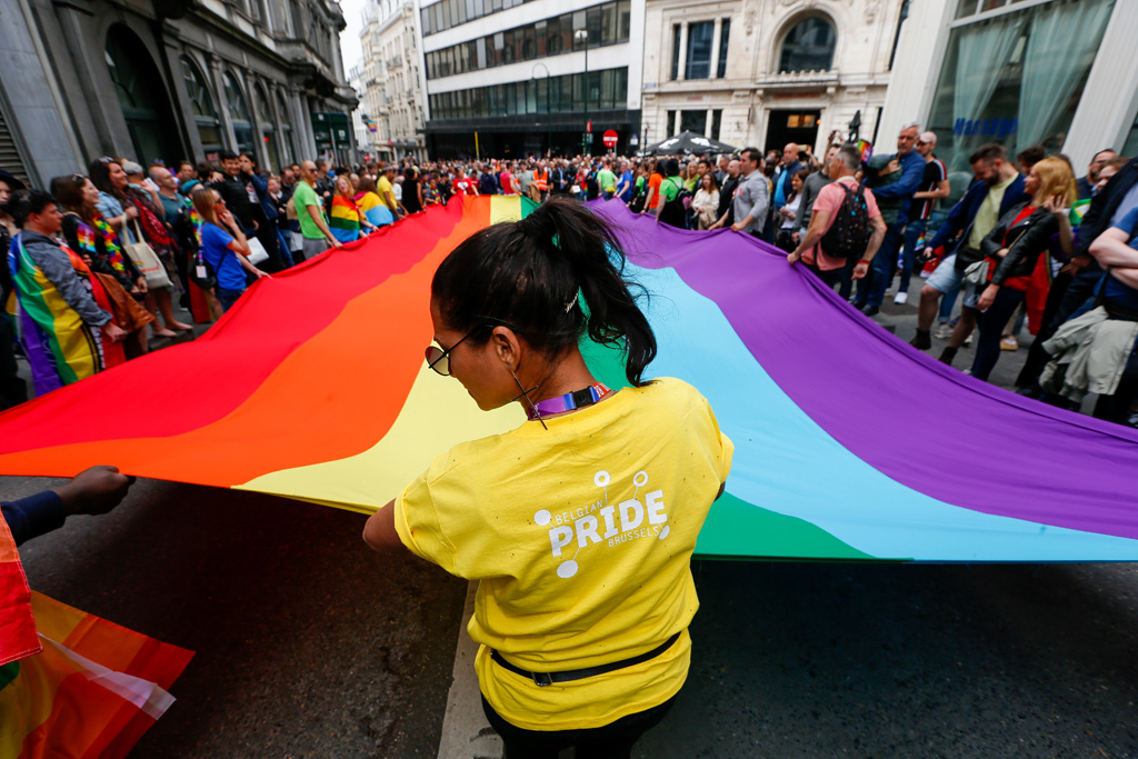 24. Ausgabe der Belgian Pride in Brüssel (Bild: Nicolas Maeterlinck/Belga)