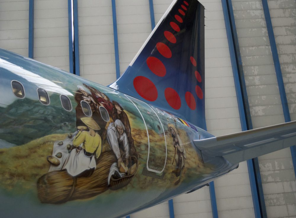 Bruegel-Flugzeug von Brussels Airlines