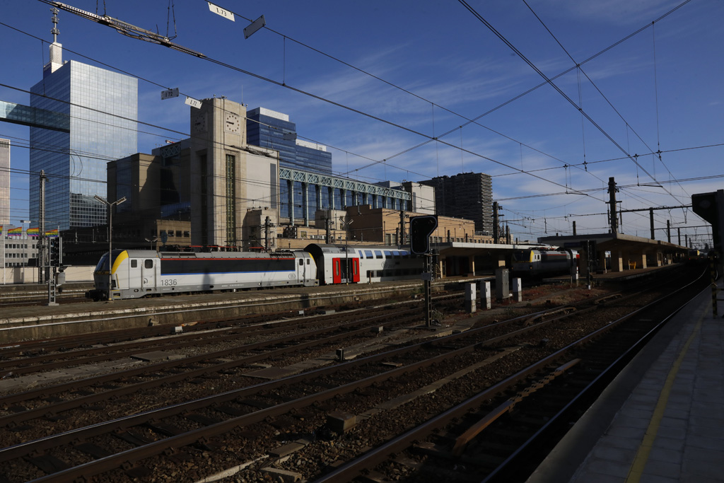 Störungen im Bahnverkehr in Brüssel (14.5., Bild: Thierry Roge/Belga)