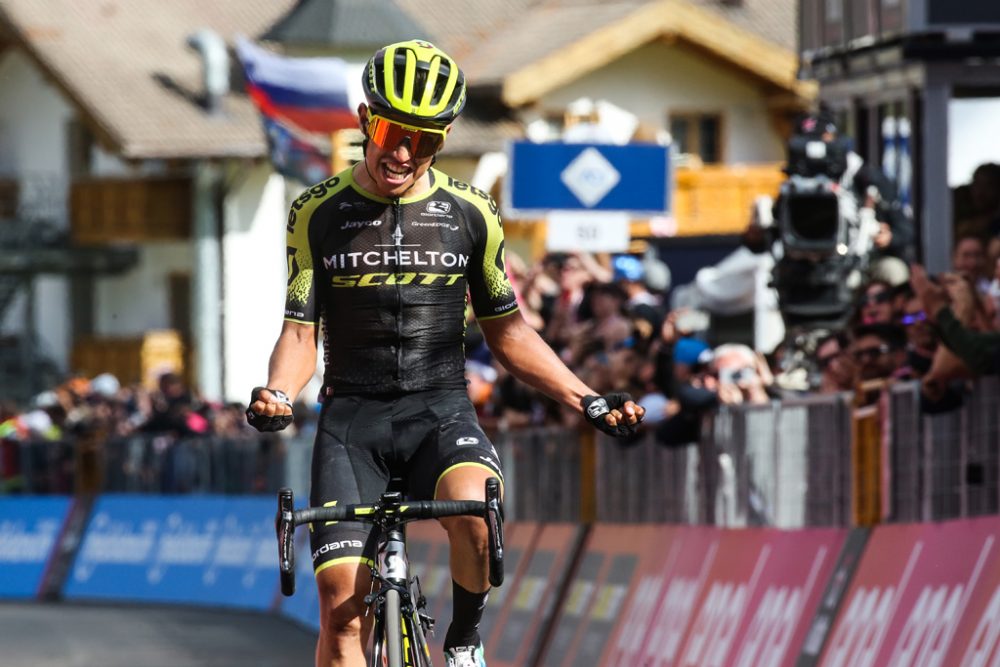 Esteban Chaves bei der Giro d'Italia (Bild: Luk Benies/AFP)