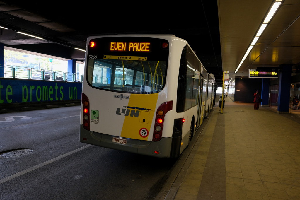 Bus von De Lijn am Brüsseler Nordbahnhof (Bild: Nicolas Maeterlinck/Belga)