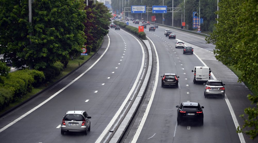 Autobahn E40 Richtung Brüssel