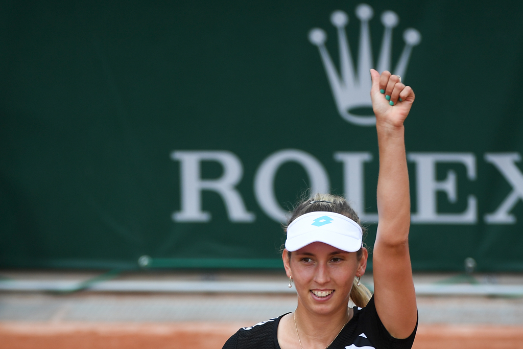Elise Mertens bei Roland Garros (Bild: Christophe Archambault/AFP)