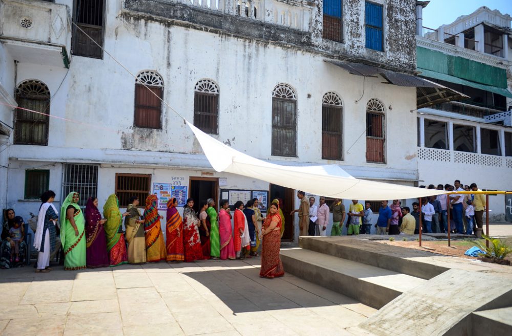 Letzte Phase der Parlamentswahl in Indien (Bild: Sanjay Kanojia/AFP)