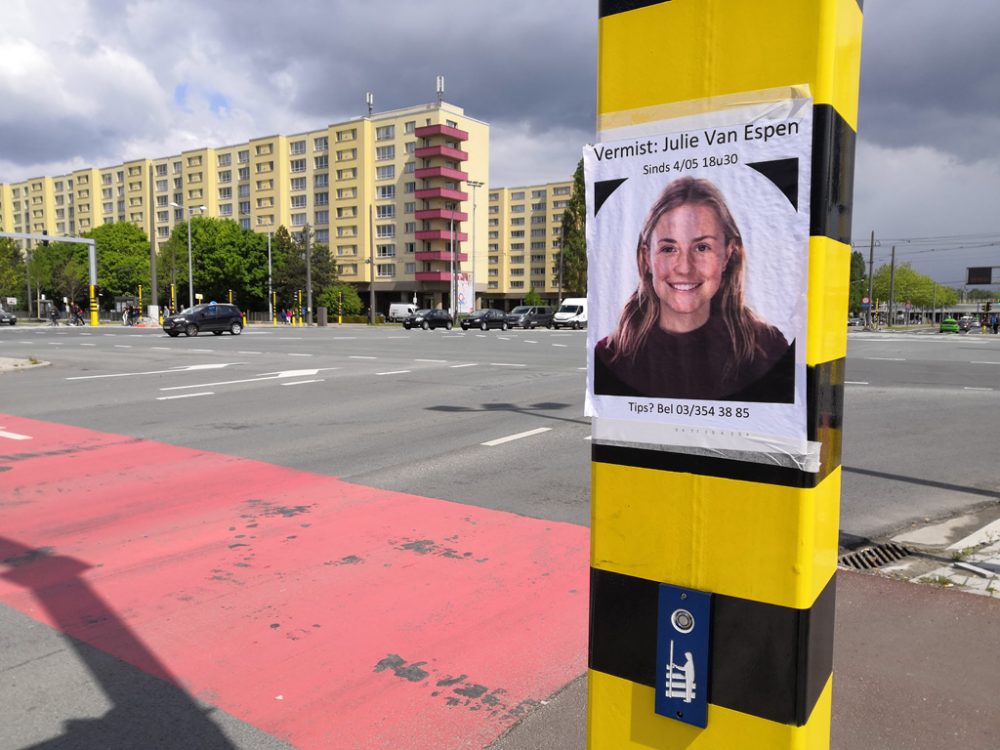 Fahndungsbild von Julie Van Espen (Archivbild: Jonas Van Boxel/AFP)