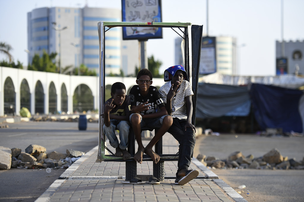 Kinder in der sudanesischen Hauptstadt Khartum (Bild: Mohamed El-Shahed/AFP)