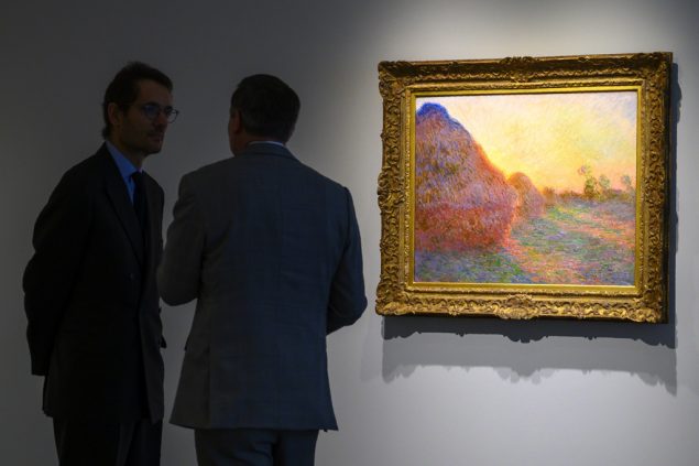 Claude Monets "Heuhaufen" erzielt Rekordpreis (Bild: Don Emmert/AFP)