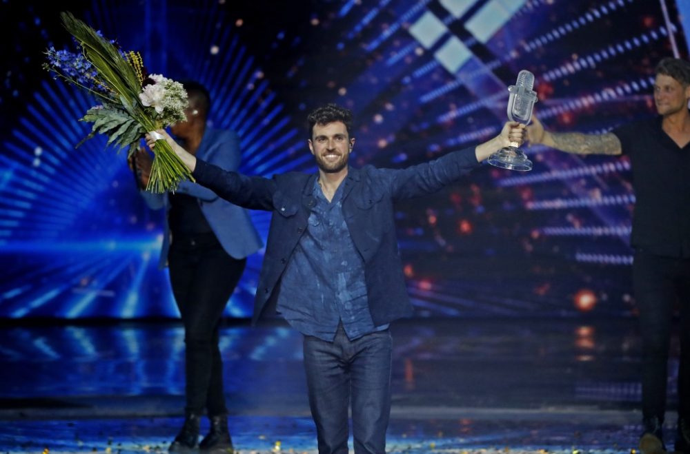 Duncan Laurence gewinnt den ESC 2019 für die Niederlande (Bild: Jack Guez/AFP)