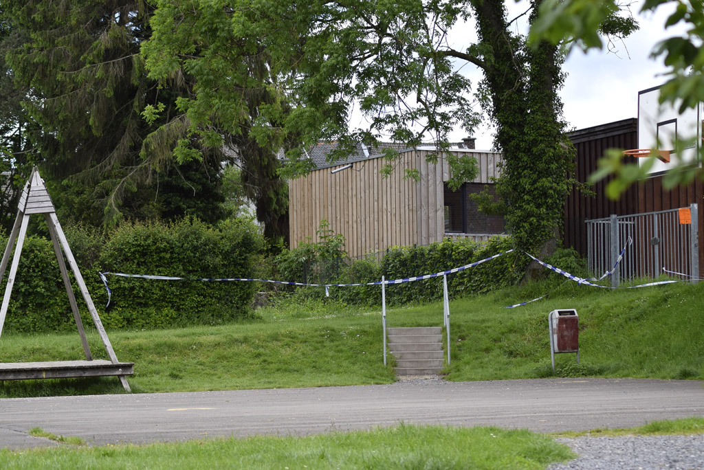 Messerstecherei im Park Loten in Eupen (Bild: BRF)