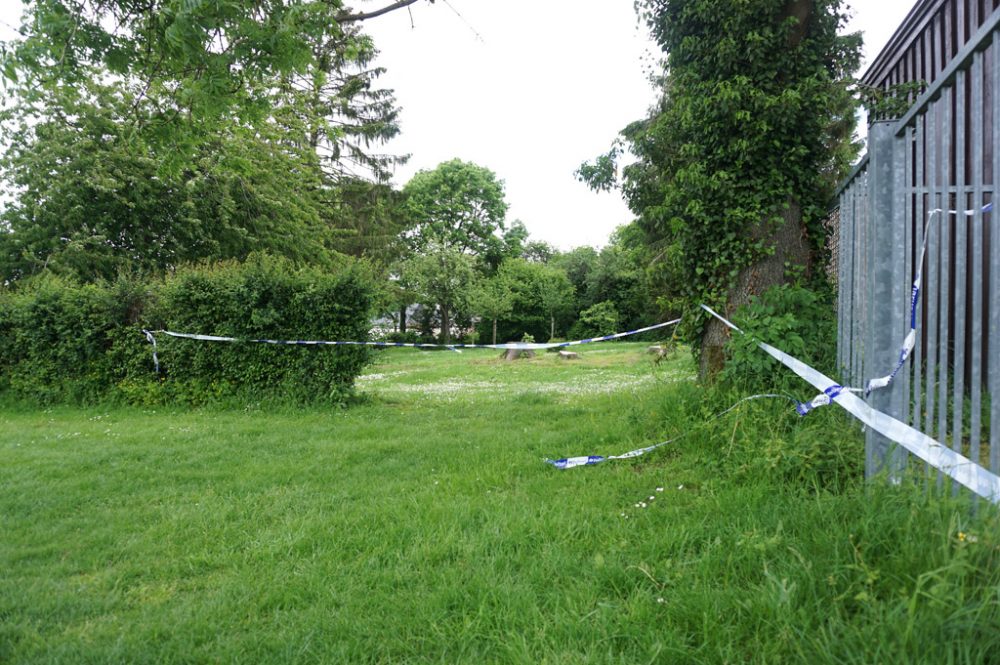 Messerstecherei im Park Loten in Eupen (Bild: BRF)