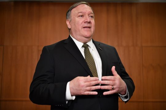 US-Außenminister Mike Pompeo (Archivbild: Mandel Ngan/AFP)